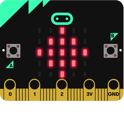Мигаща звезда с micro:bit